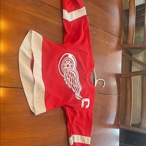 CCM Red and White Kids Hockey Jersey